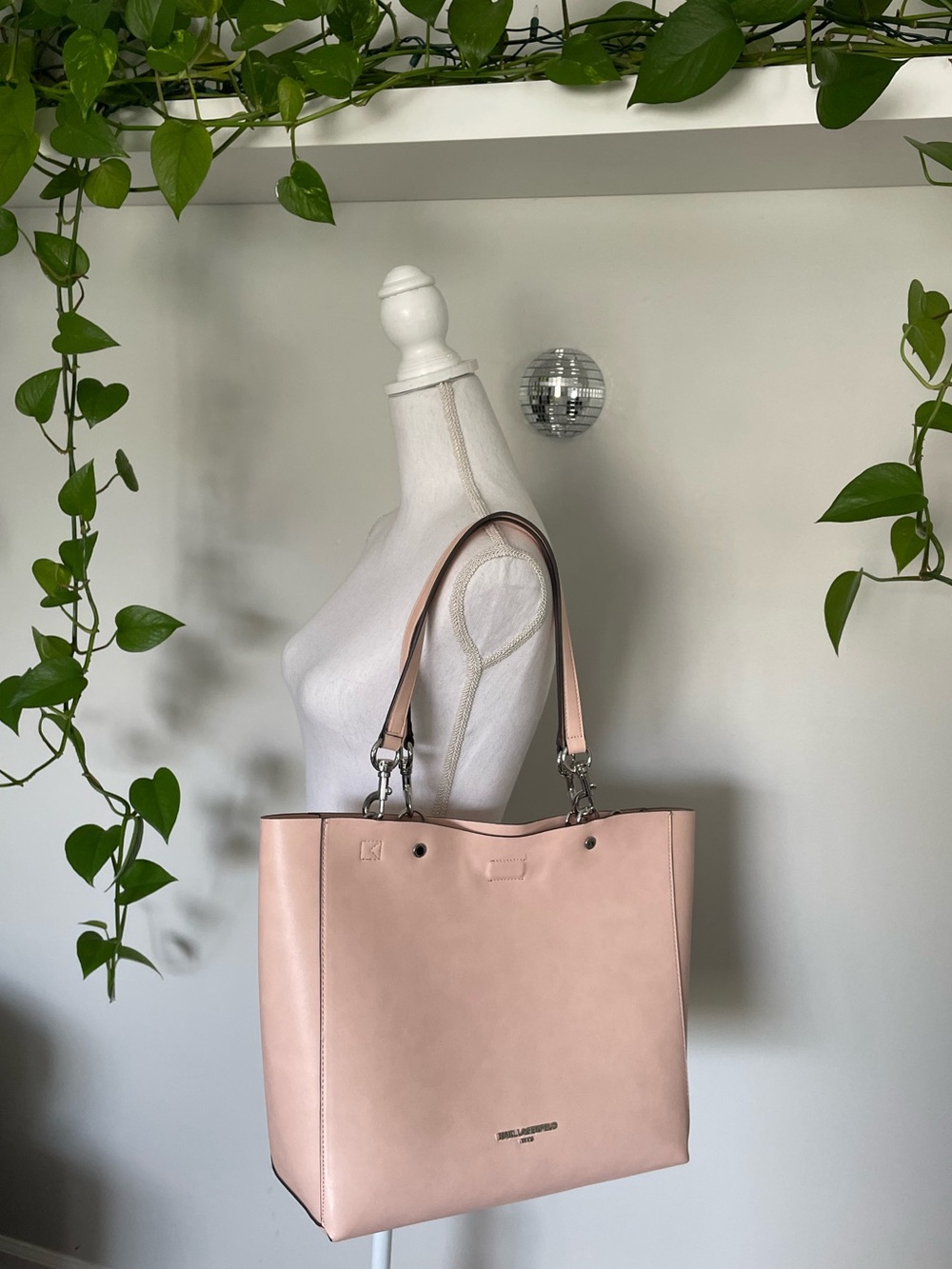 Karl Lagerfeld Paris Adele Blush Pink Tote